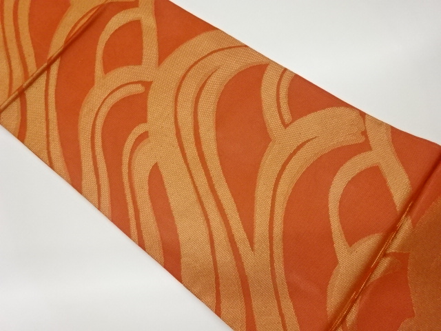 リサイクル　 紗 波模様織出し袋帯